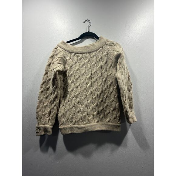 BALTMAN & CO Beige Women Wool Knit Sweater VTG Size XS EUC - Picture 4 of 8
